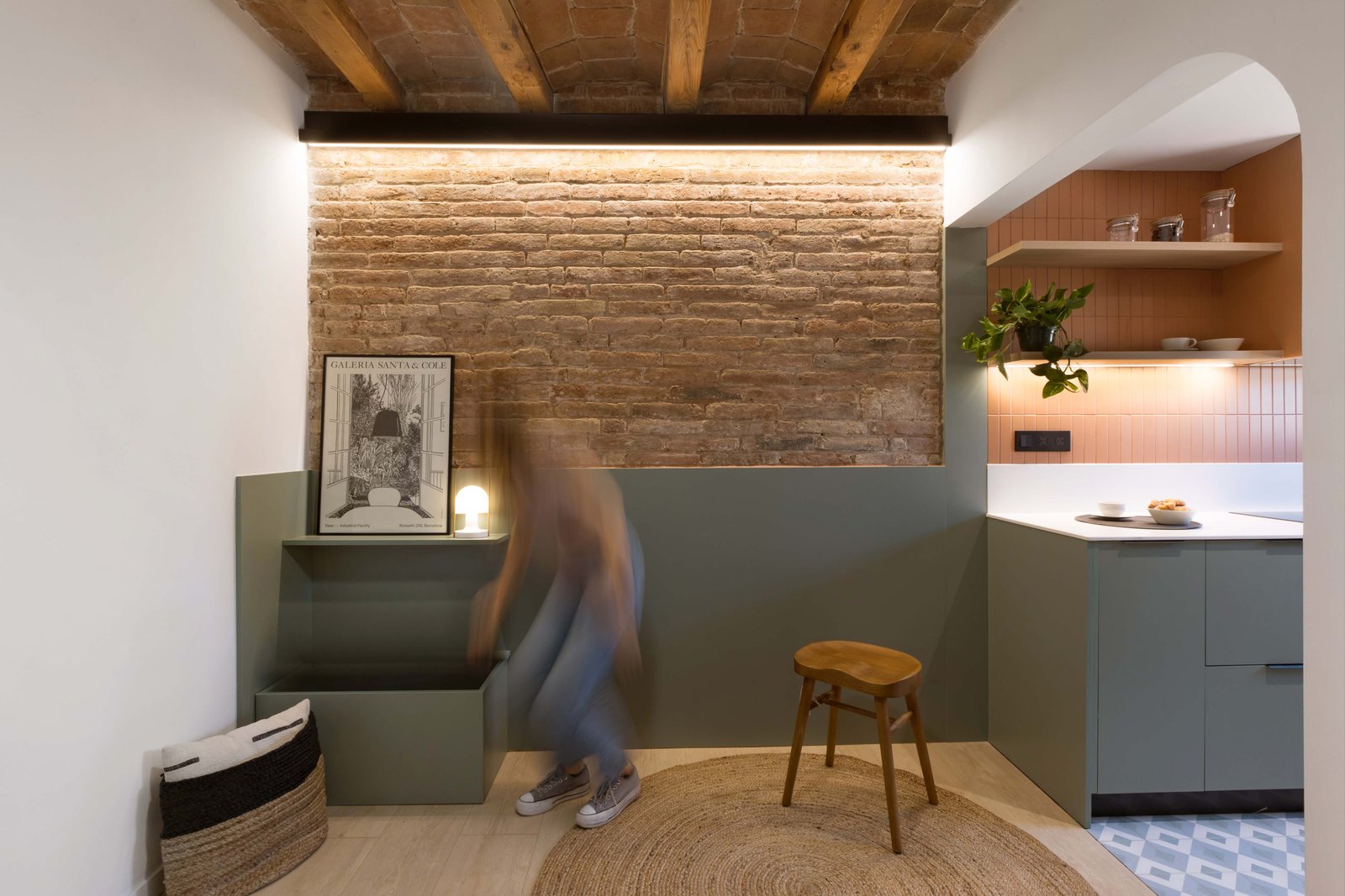 Obra vista con luz indirecta