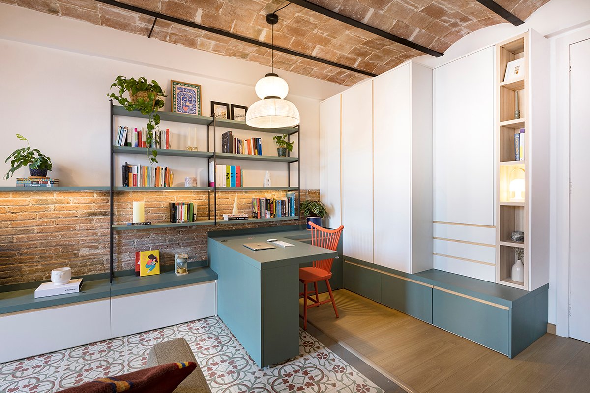 Escritorio para teletrabajo