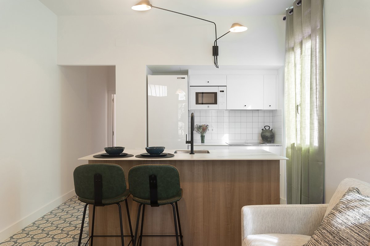 Cocina abierta al salón