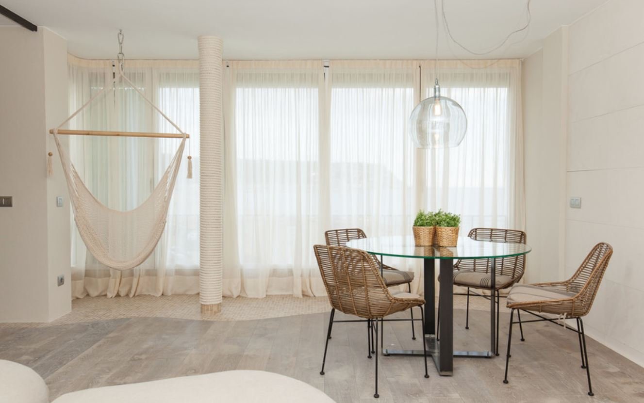 Decoracion salon estilo marinero