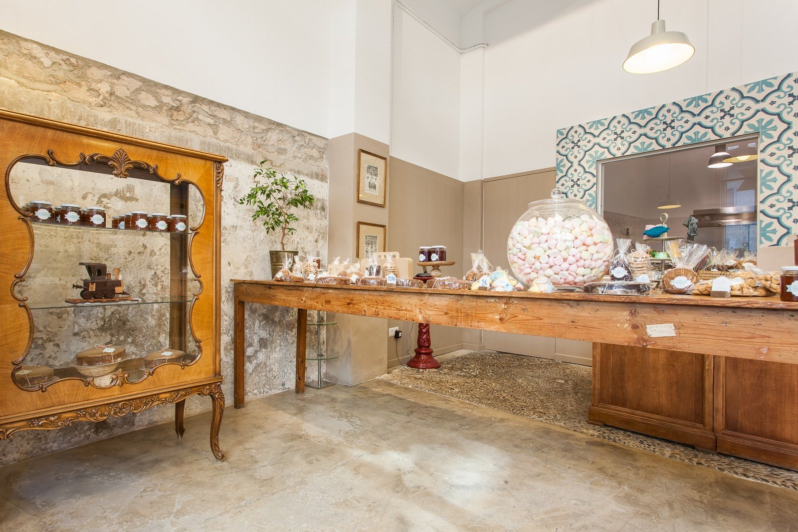 Vitrina pastelería Distribución interior pasteleria