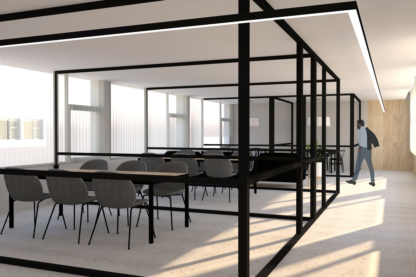 Mamparas oficina Mamparas metálicas