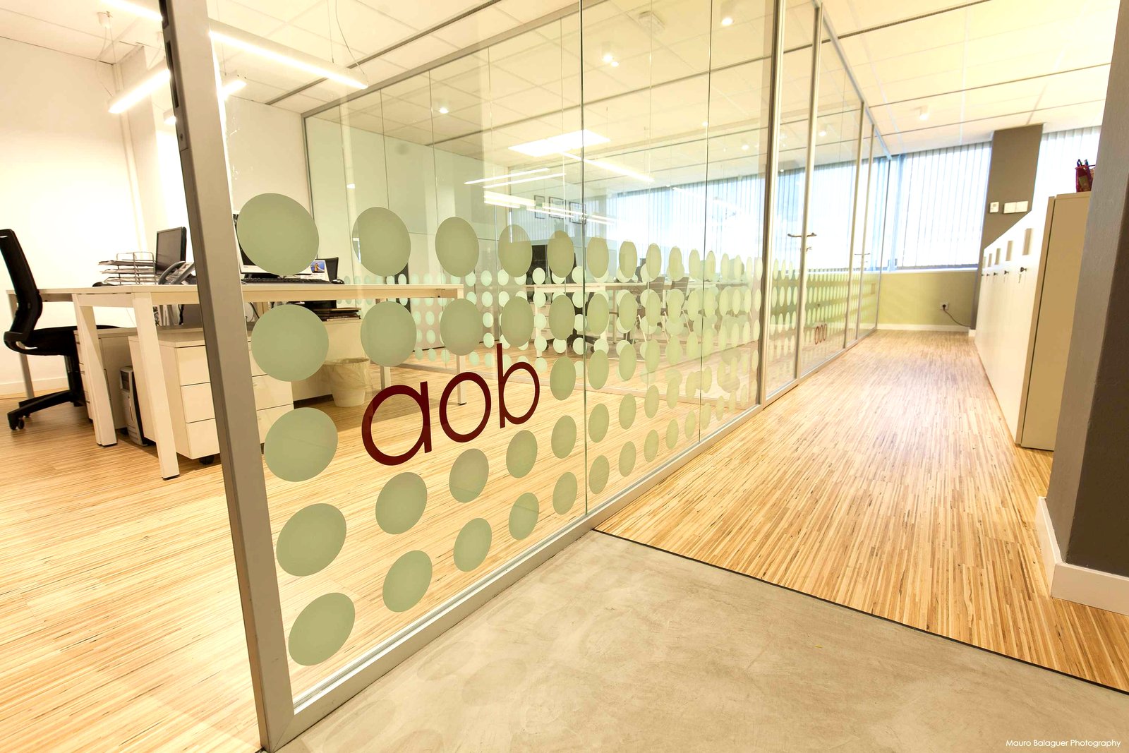 Mamparas oficinas aluminio