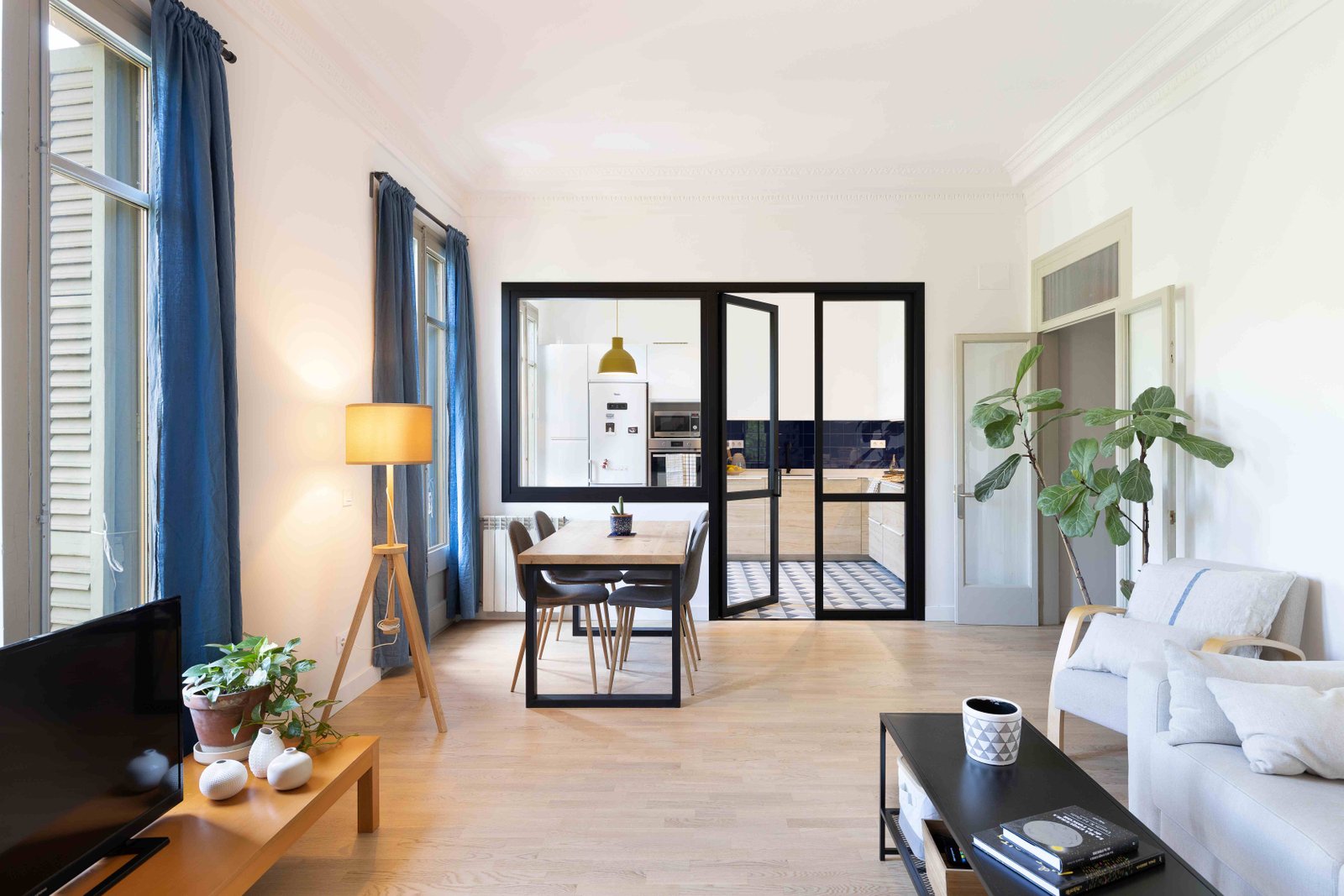 Cocina abierta al salón Salón cocina