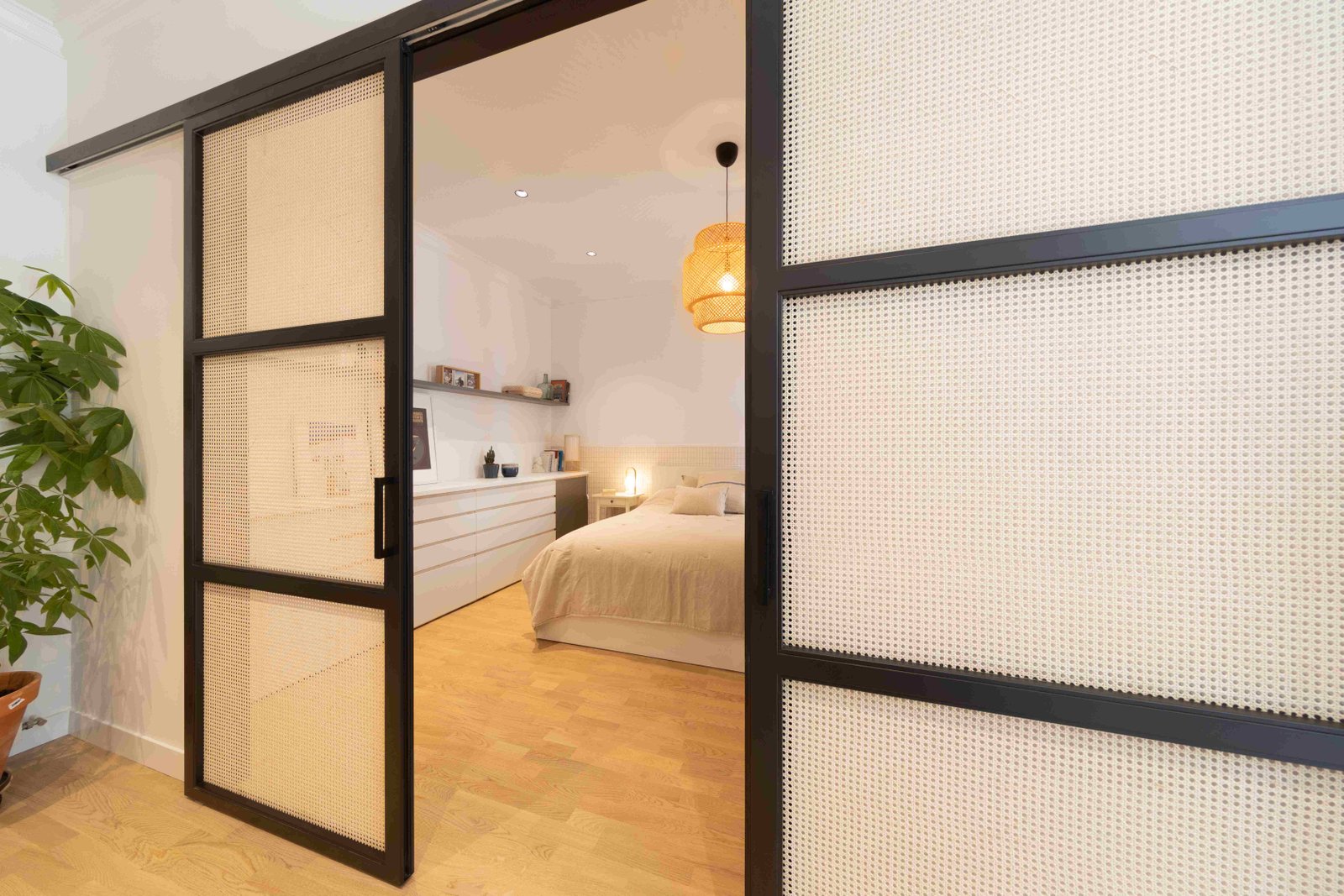 Puertas de cannage Puertas de rattan