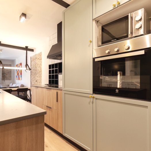 Cocina estilo industrial