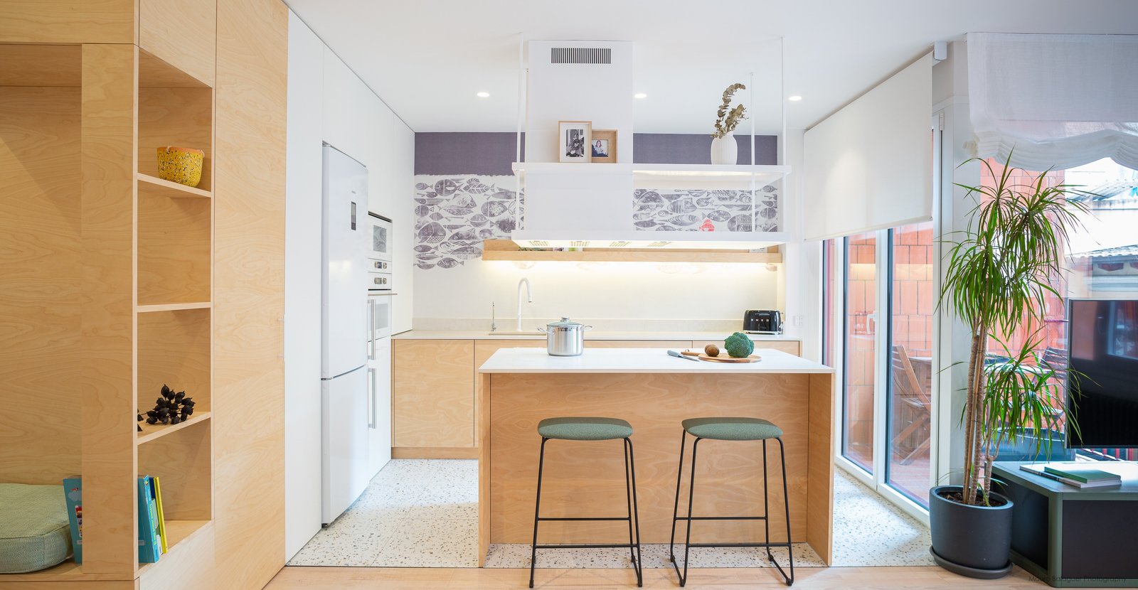 Isla cocina con cocción